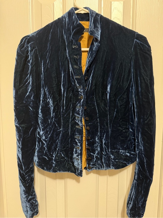Ralph Lauren Jackets & Blazers - Vintage Ralph Lauren Deep Navy Velvet Button Jacket